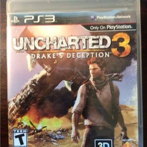 PlayStation PS3 game. Uncharted 3